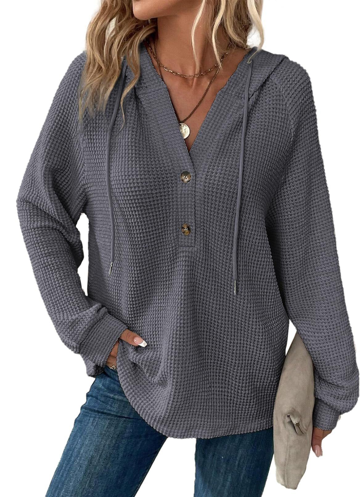 CLEARANCE SALEš„ Women's Knitted Long Sleeve Casual Sweatshirt