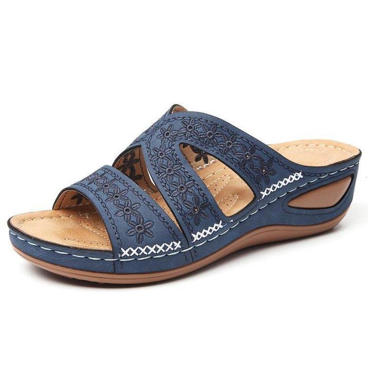 Women's Summer 2025 Wedge Sandals - Comfortable & Stretchy