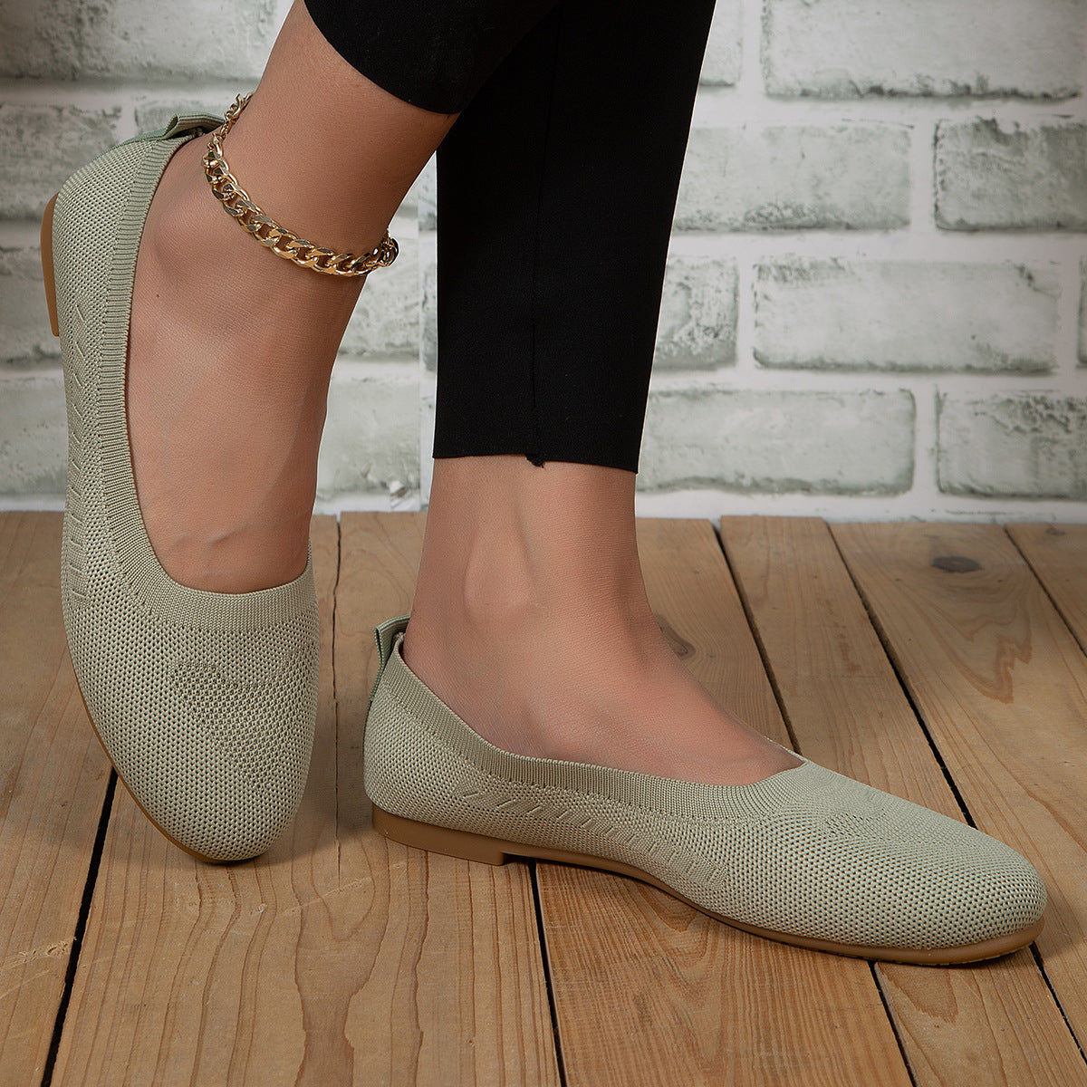🔥Top-1 Flat Shoes 2025🔥Women's Slip-On Woven Flat Casual Shoes