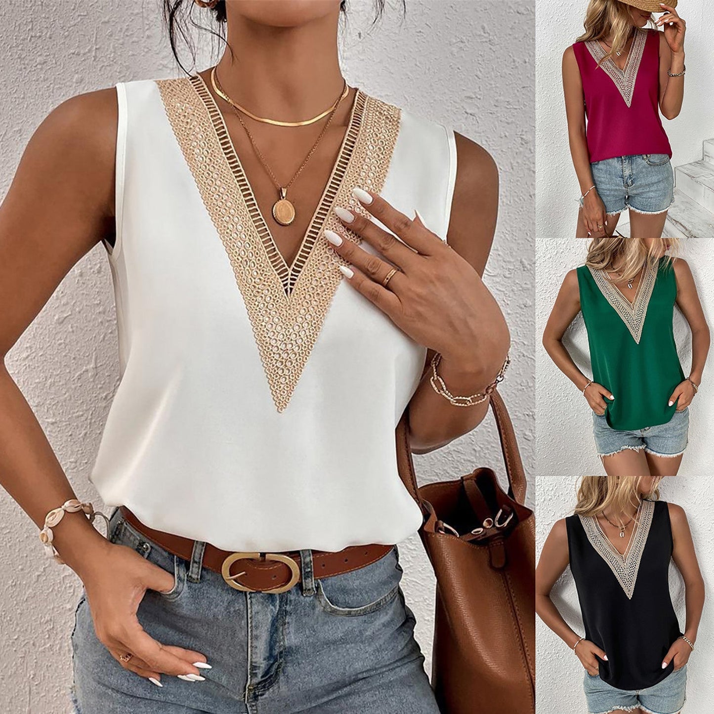 🔥Up to 69% OFF Today🔥Women’s V-neck Top Summer 2025 Casual T-shits