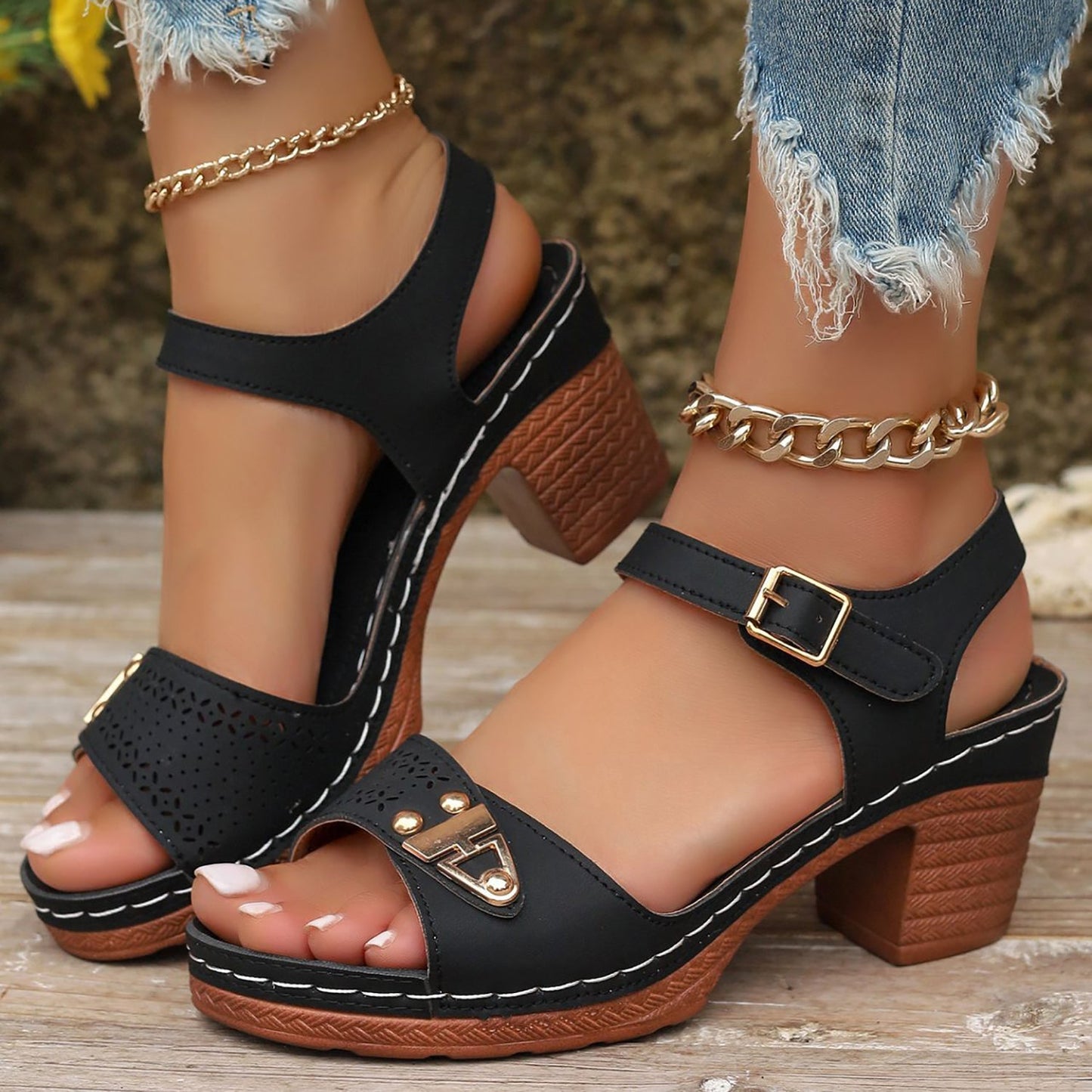 Women's Timeless Stylish Heel Sandals