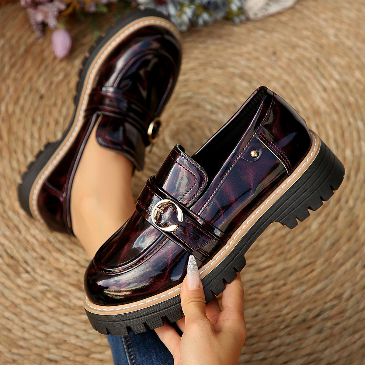 💘Best-1 Seller Chunky Loafer💘Women's All-season Stylish Chunky Loafers