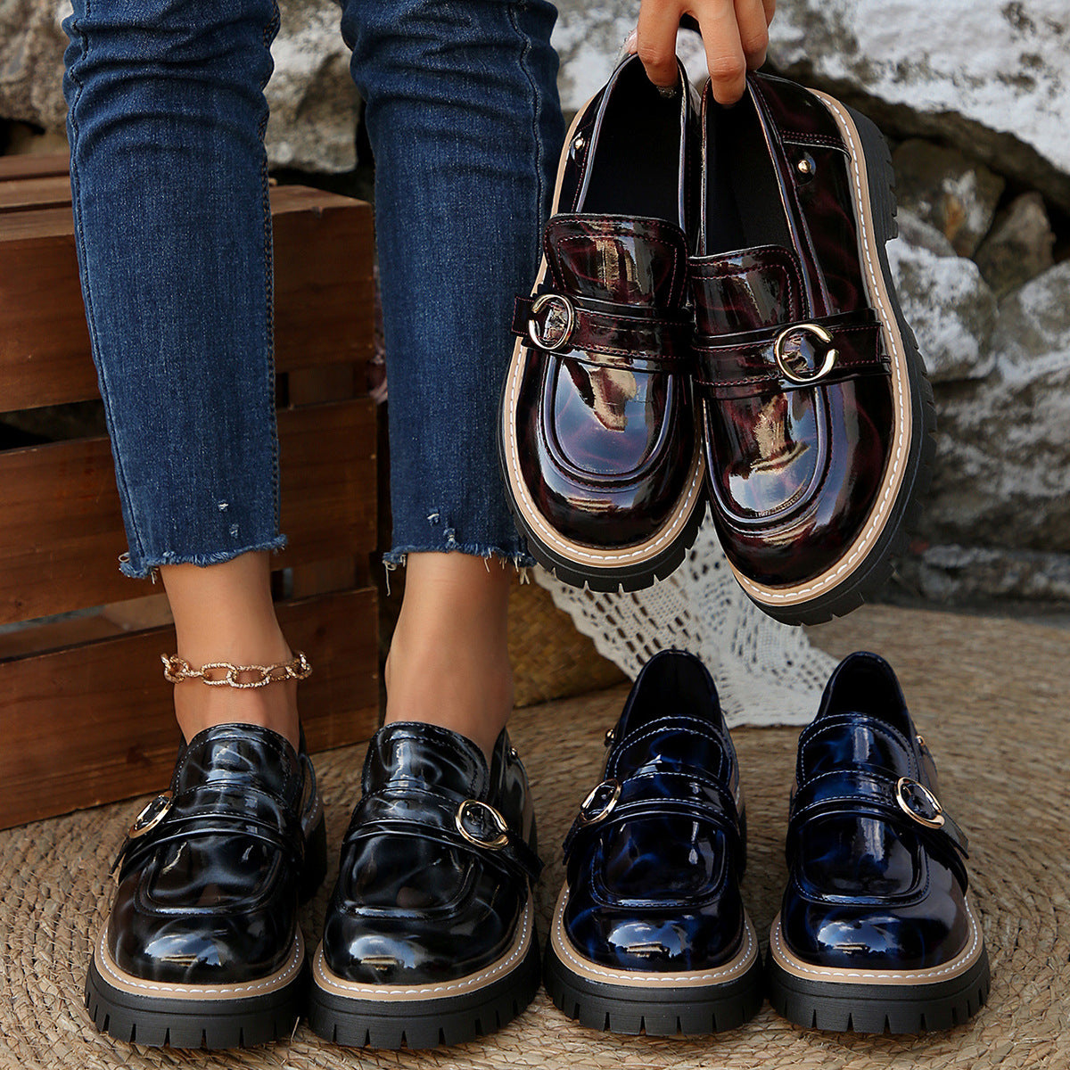 💘Best-1 Seller Chunky Loafer💘Women's All-season Stylish Chunky Loafers