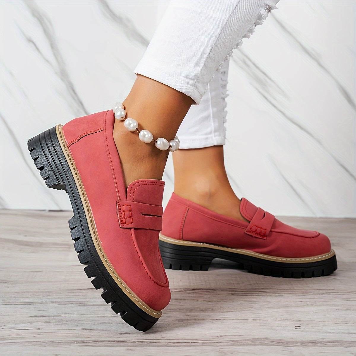💘Best-1 Seller Chunky Loafer💘Women's All-season Stylish Chunky Loafers