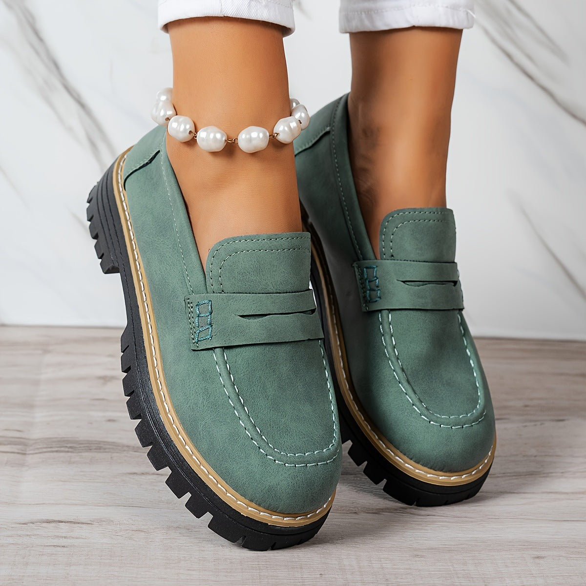 💘Best-1 Seller Chunky Loafer💘Women's All-season Stylish Chunky Loafers