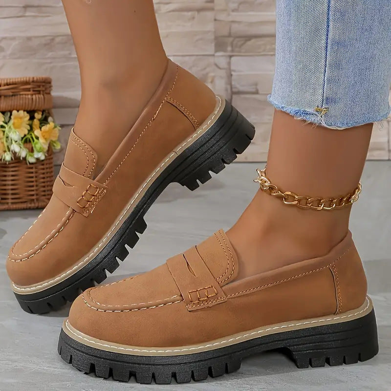 💘Best-1 Seller Chunky Loafer💘Women's All-season Stylish Chunky Loafers