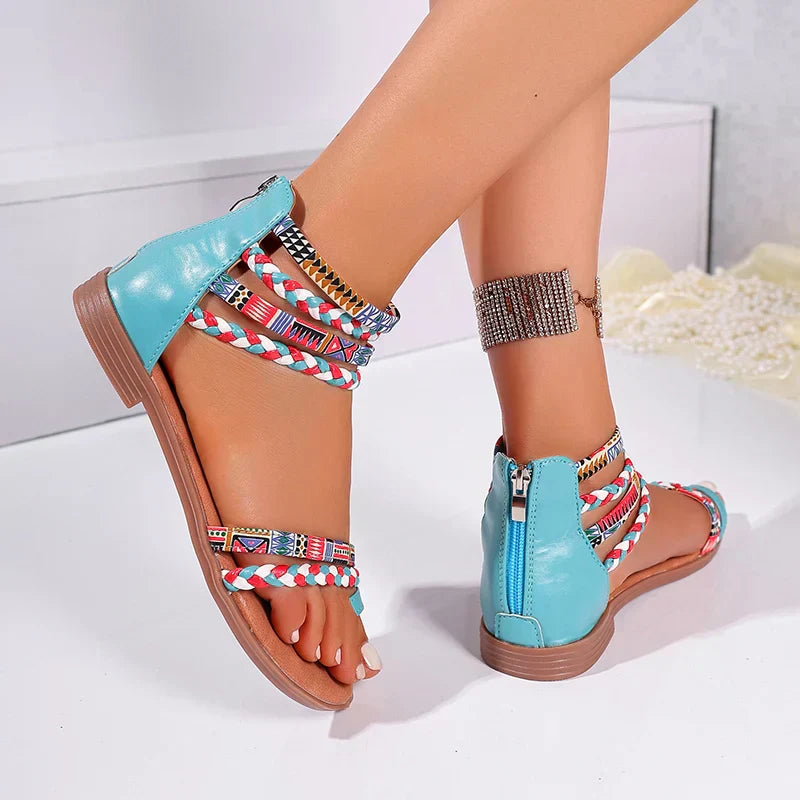 🔥Top-1 Boho Sandals 2025🔥Women Vibrant Boho Beach Sandals