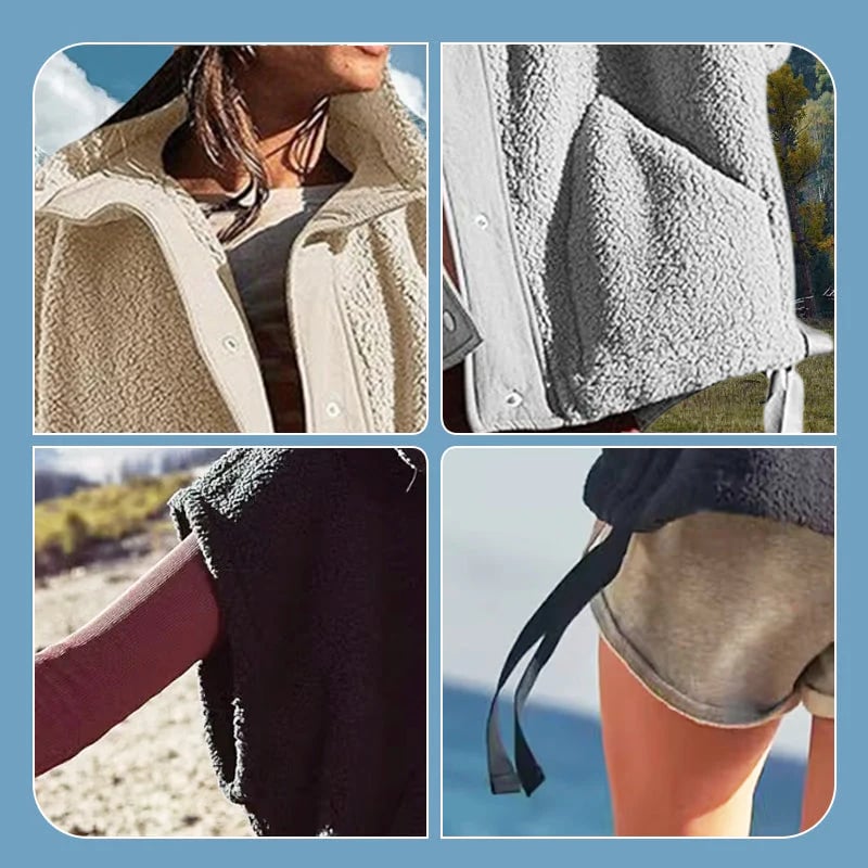 🧥2025 Women's Cozy Oversized Fuzzy Vest