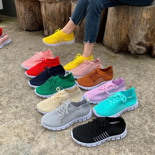 🔥Up to 69% OFF Today🔥Women's Lightweight Knit Sneakers
