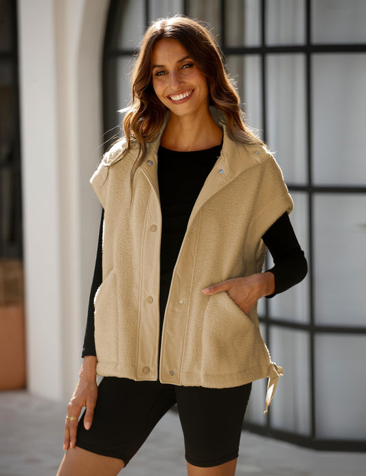 🧥2025 Women's Cozy Oversized Fuzzy Vest