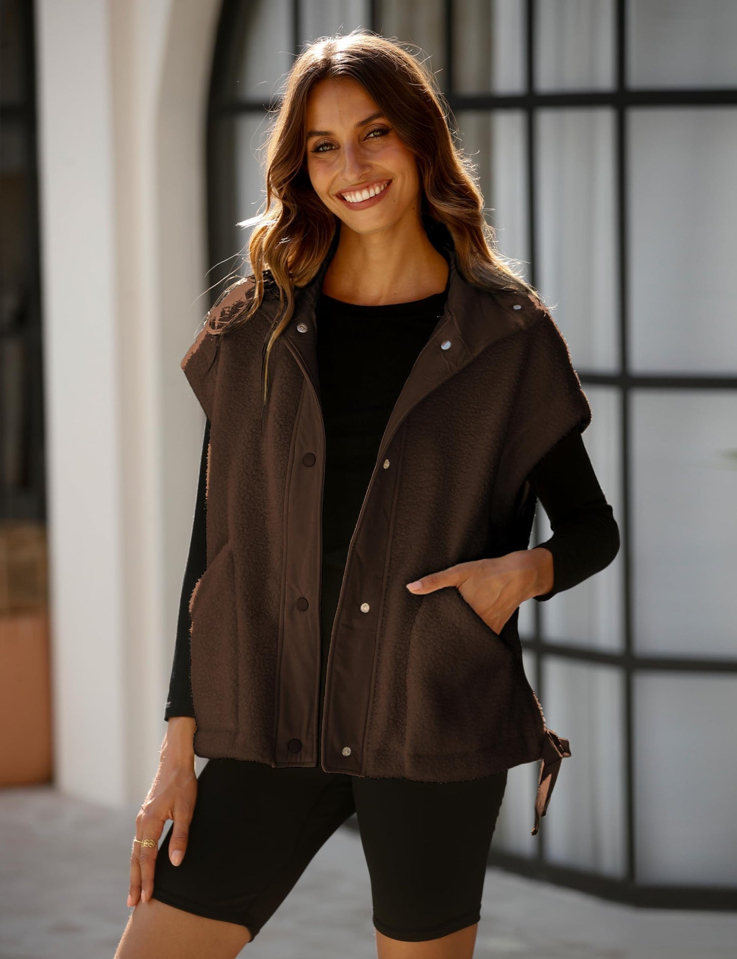 🧥2025 Women's Cozy Oversized Fuzzy Vest