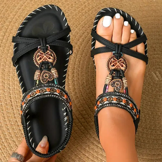 🏖Women Boho Flat Orthopaedic Summer Beach Sandals